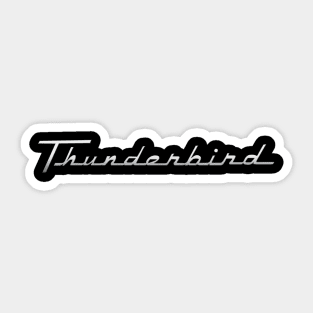 Thunderbird Emblem Script Sticker